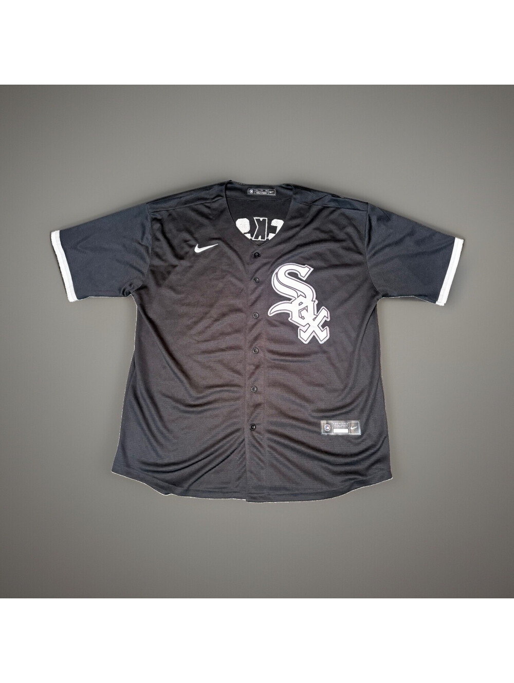 Nike Chicago White Sox Bo Jackson #8 Jersey Mens XL Black MLB Baseball